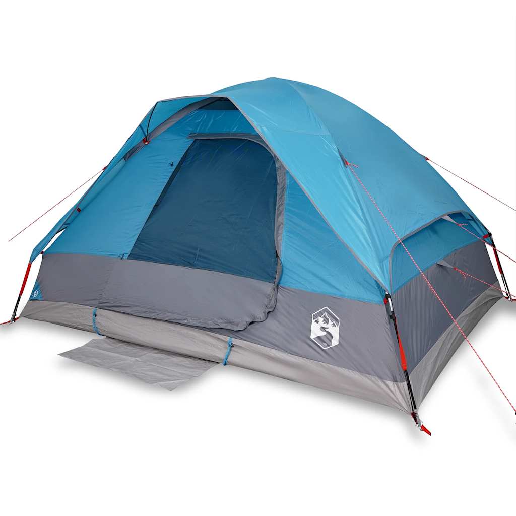 Vidaxl Dome Stan 4-Person Waterproof Blue