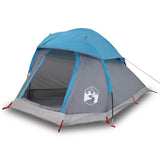 Vidaxl Dome Tenda a 1 persona Blu impermeabile