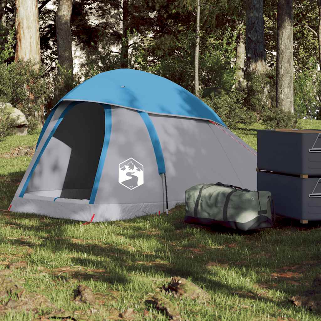 Vidaxl Dome Tent 1-Persona Blue impermeable