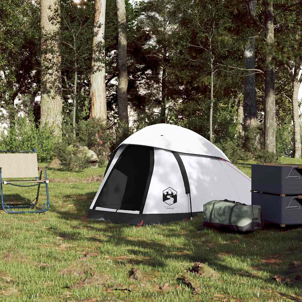 Vidaxl Dome Tent 1 Personne imperméable tissu accablant blanc