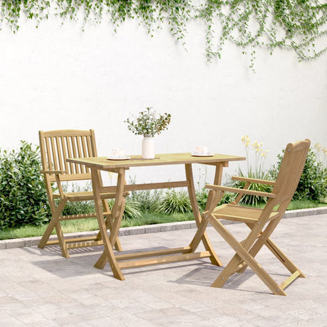 Vidaxl tuintafel inklapbaar 110x55x75 cm massief acaciahout