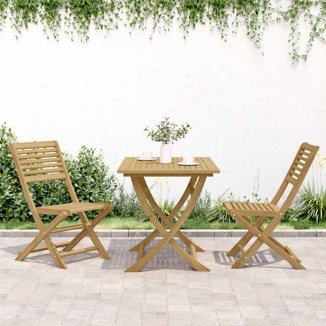 Vidaxl inklapbare stoelen 2 st 48,5x61,5x87 cm massief acaciahout