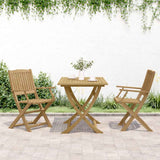 Vidaxl opklapbare stoelen, 2 stuks, 58x54,5x90 cm, massief acaciahout