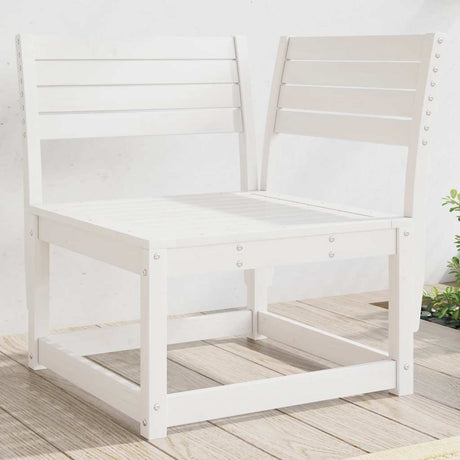 Vidaxl tuinhoekbank 73x73x78 cm massief grenenhout wit