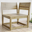 Vidaxl tuinhoekbank 73x73x78 cm geïmpregneerd grenenhout