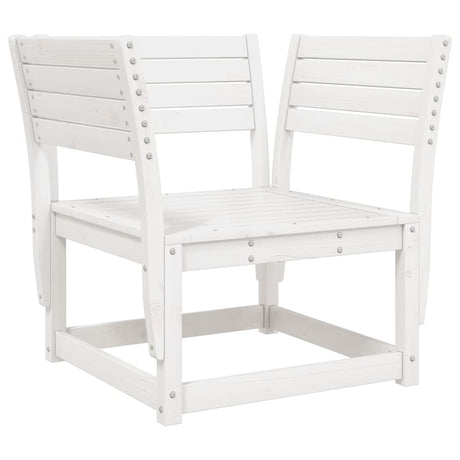 Vidaxl tuinstoel massief grenenhout wit