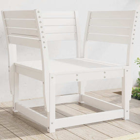Vidaxl tuinstoel massief grenenhout wit