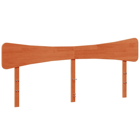 Vidaxl hoofdbord 180 cm massief grenenhout wasbruin