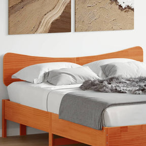 Vidaxl hoofdbord 150 cm massief grenenhout wasbruin