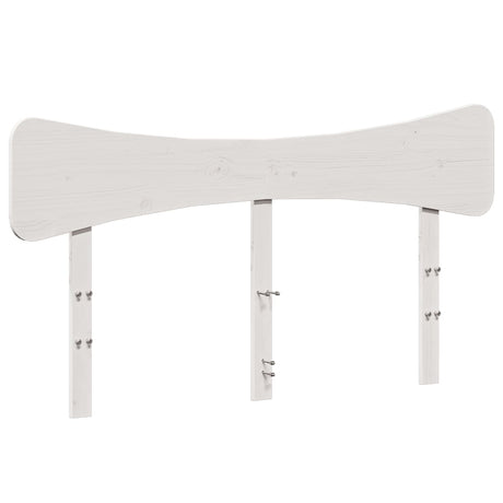 Vidaxl hoofdbord 140 cm massief grenenhout wit