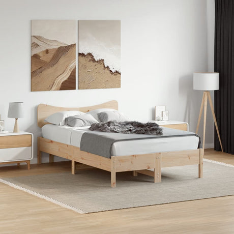 Vidaxl hoofdbord 120 cm massief grenenhout