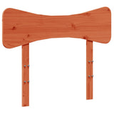 Vidaxl hoofdbord 100 cm massief grenenhout wasbruin