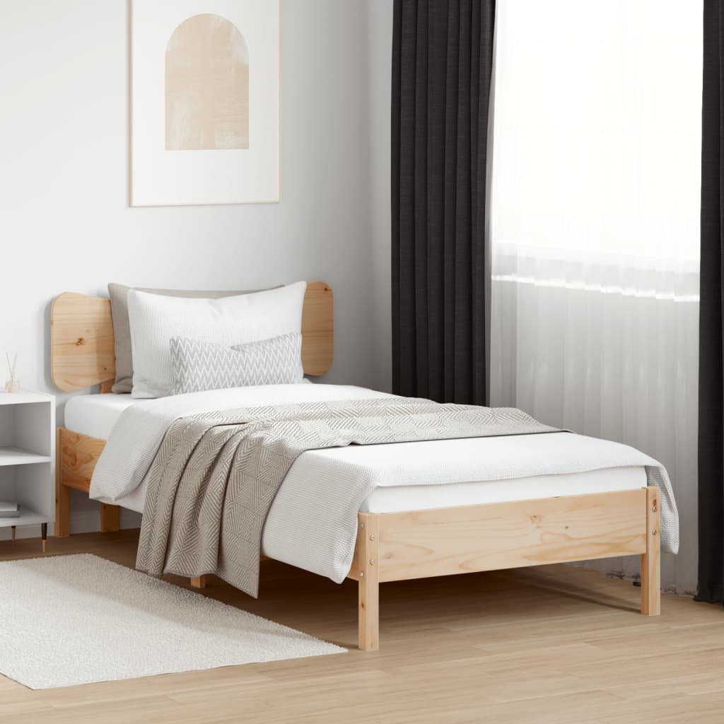 Vidaxl hoofdbord 75 cm massief grenenhout
