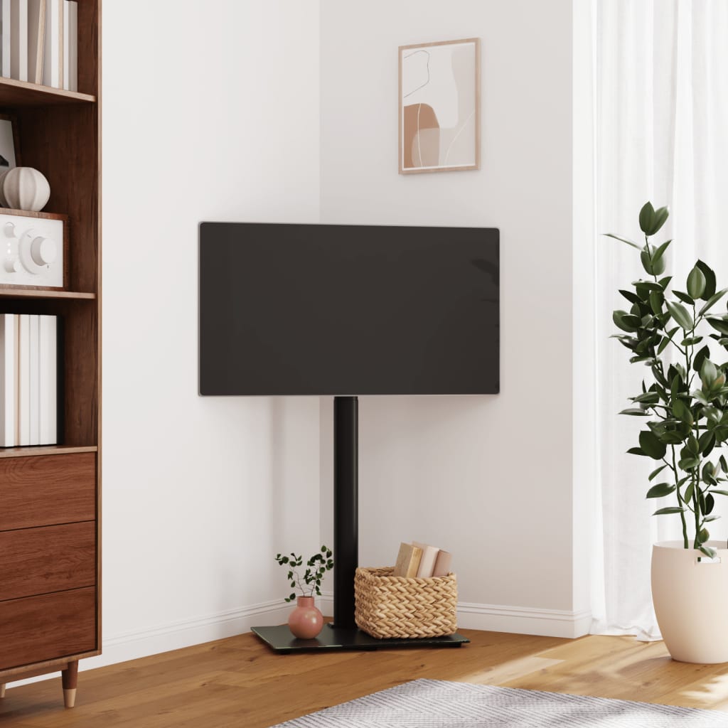 Vidaxl TV Standard Corner Model 1-skikt för 32-65 tum svart