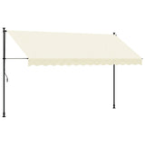 VidaXL Laifel Extendable 350x150 cm fabric and steel cream -colored