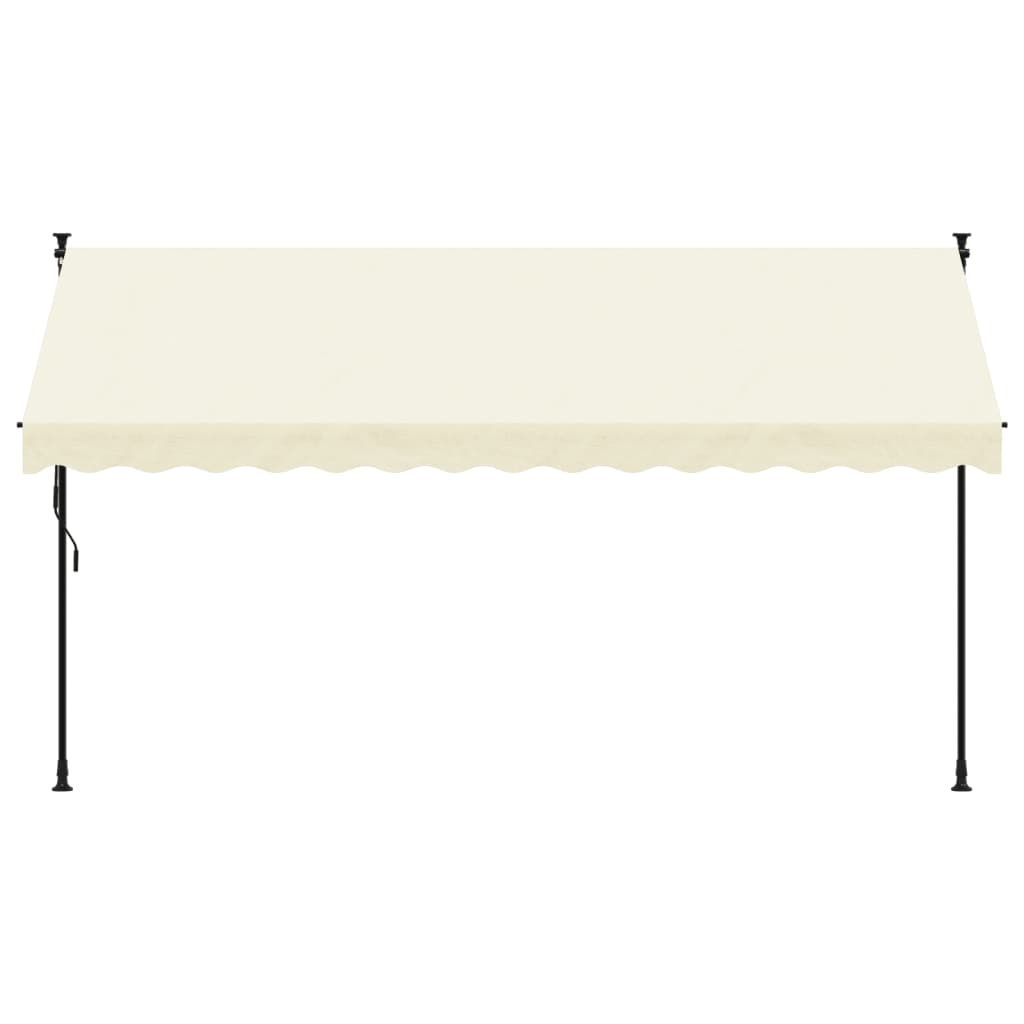 Vidaxl Lagiel verlängeren 350x150 cm Stoff a Stol Creme -Colored