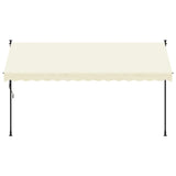 VidaXL Laifel Extendable 350x150 cm fabric and steel cream -colored