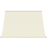 Vidaxl luifel uittrekbaar 200x150 cm stof en staal crèmekleurig