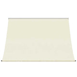 Vidaxl luifel uittrekbaar 250x150 cm stof en staal crèmekleurig