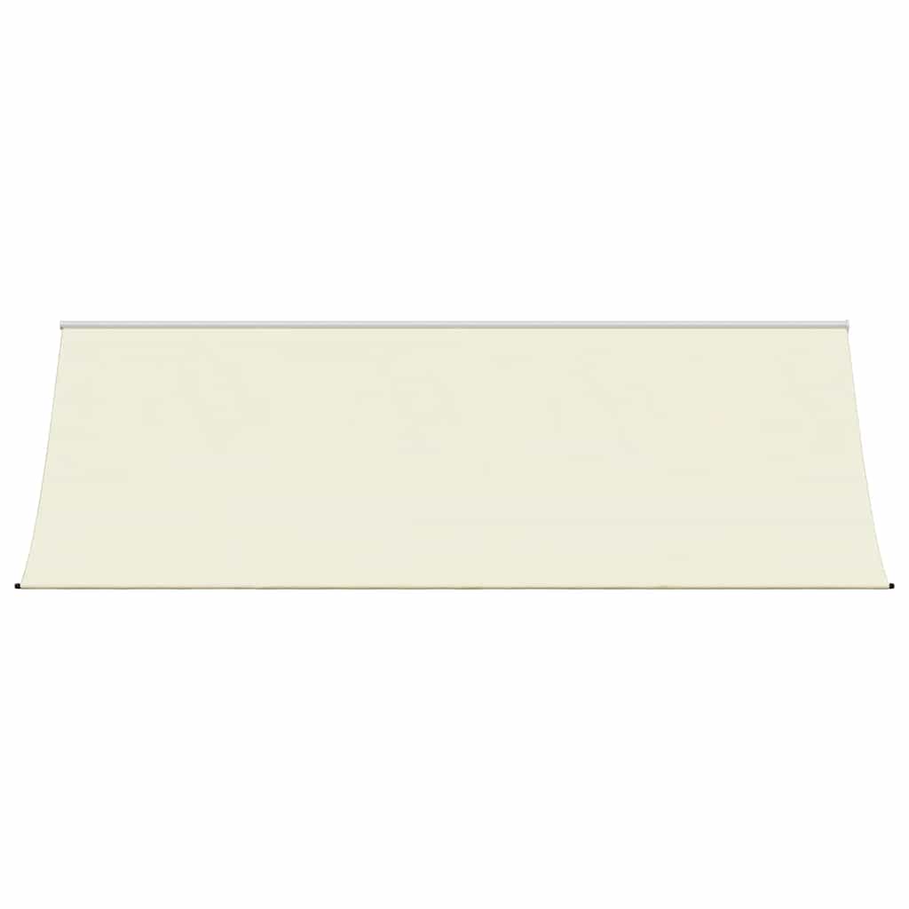Vidaxl luifel uittrekbaar 400x150 cm stof en staal crèmekleurig