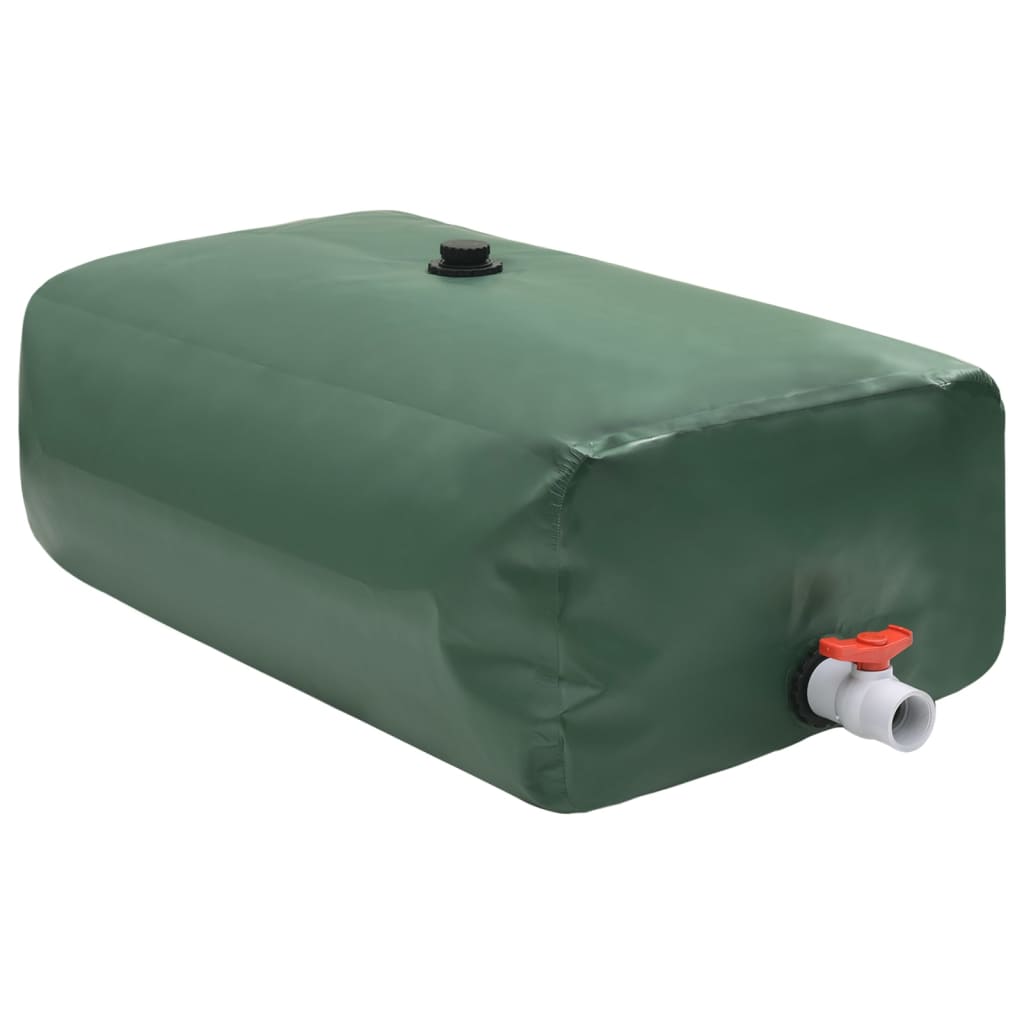 Vidaxl vanntank med kran sammenleggbar 1000 l PVC