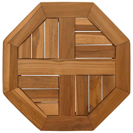 Vidaxl tafelblad achthoekig 40x40x2,5 cm massief teakhout
