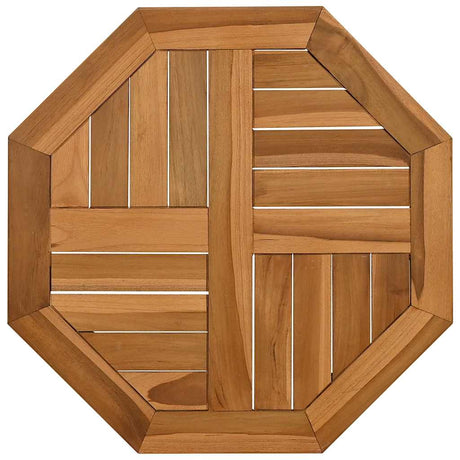 Vidaxl tafelblad achthoekig 50x50x2,5 cm massief teakhout