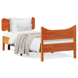 Vidaxl bedframe zonder matras massief grenenhout wasbruin 90x190 cm