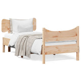 Vidaxl bedframe zonder matras massief grenenhout 75x190 cm