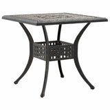 Vidaxl 3-delige bistroset gietaluminium bronskleurig