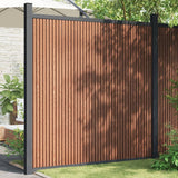 Panneau de clôture Vidaxl 180x186 cm HKC Brown