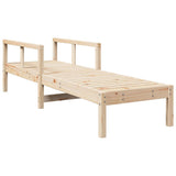 Vidaxl ligstoel 199,5x62x55 cm massief grenenhout