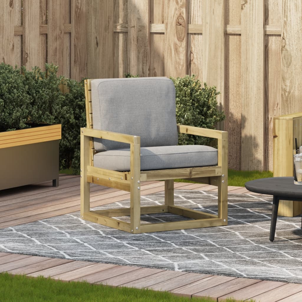 Vidaxl tuinstoel 57,5x63x76 cm geïmpregneerd grenenhout
