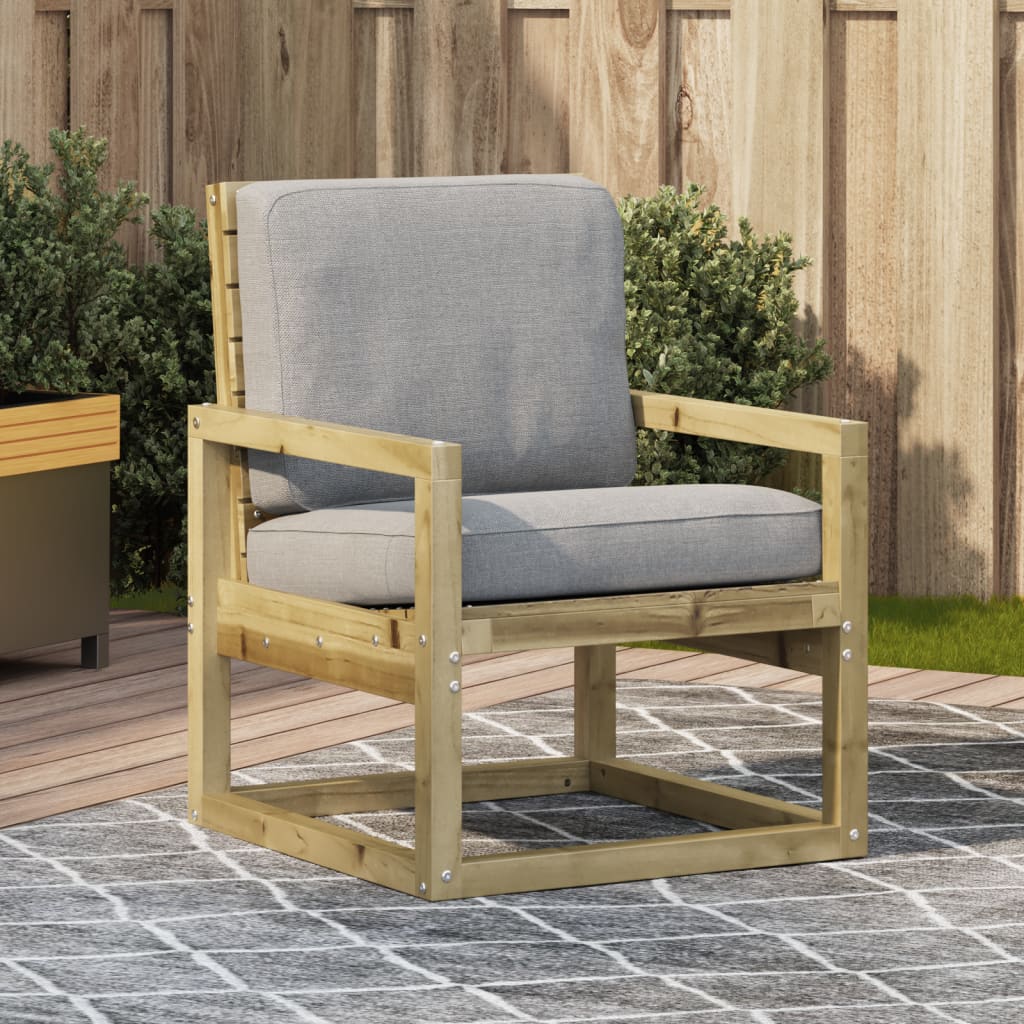 Vidaxl tuinstoel 57,5x63x76 cm geïmpregneerd grenenhout