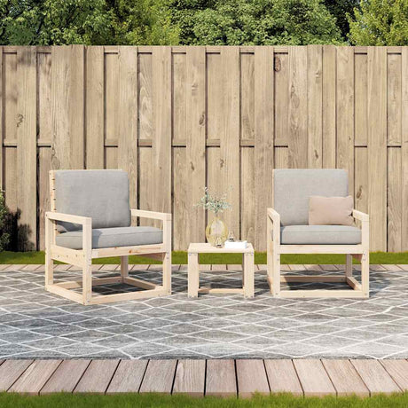 Vidaxl 3-delige loungeset massief grenenhout