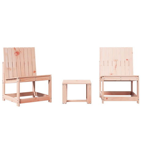 Vidaxl 3-delige loungeset massief douglashout