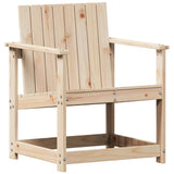 Vidaxl tuinstoel 62x56x77 cm massief grenenhout