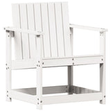 Vidaxl tuinstoel 62x56x77 cm massief grenenhout wit