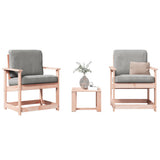 Vidaxl 3-delige loungeset massief douglashout