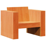 Vidaxl tuinbank 79x60x62 cm massief grenenhout wasbruin