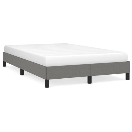 Vidaxl bedframe zonder matras 120x190 cm stof donkergrijs