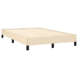 Vidaxl bedframe zonder matras 120x190 cm stof crèmekleurig