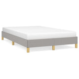 Vidaxl bedframe stof lichtgrijs 120x190 cm