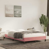 Vidaxl bedframe zonder matras 120x190 cm fluweel roze