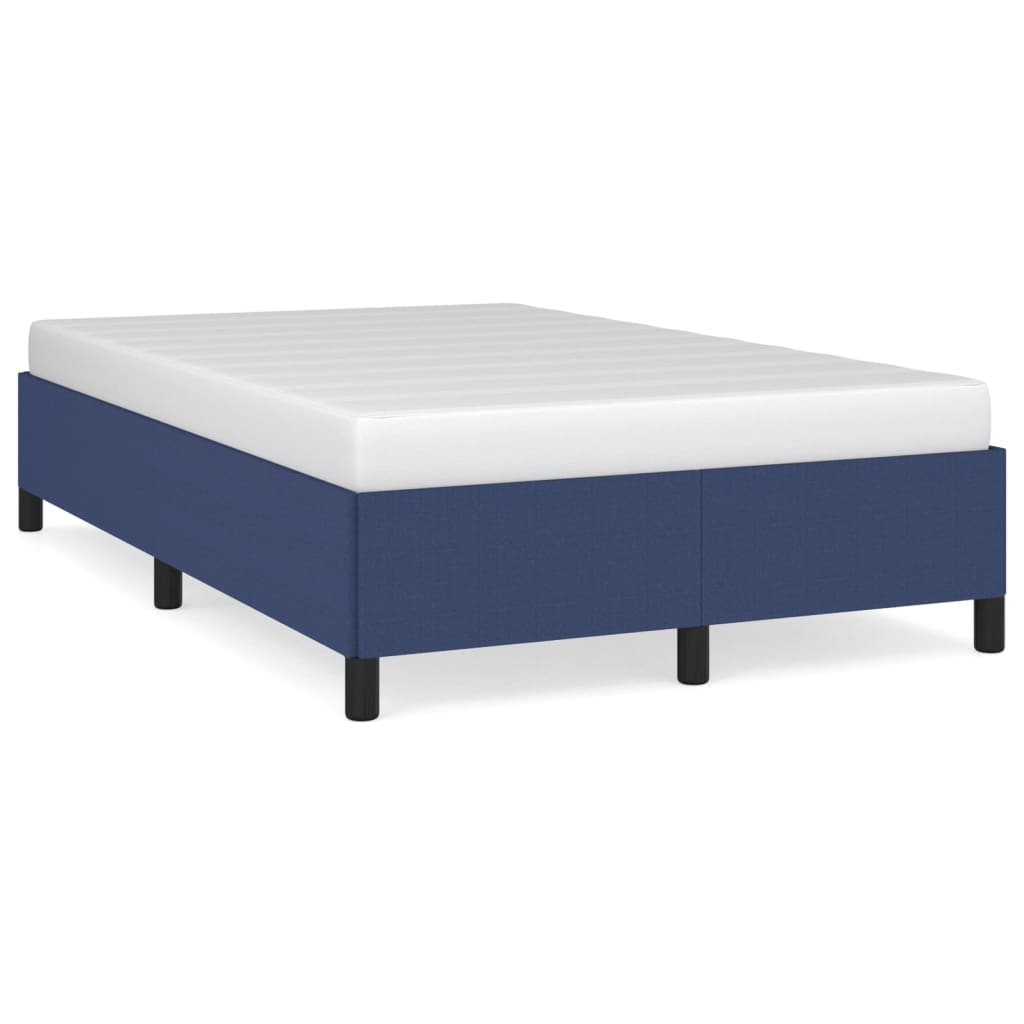 Vidaxl bedframe zonder matras 120x190 cm stof blauw