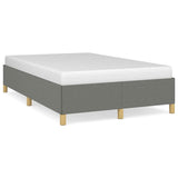 Vidaxl bedframe zonder matras 120x190 cm stof donkergrijs