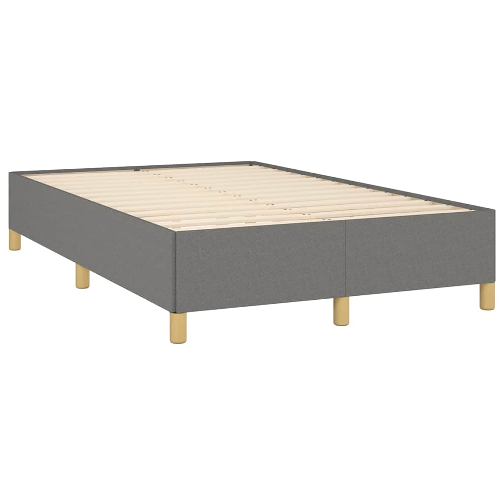 Vidaxl bedframe zonder matras 120x190 cm stof donkergrijs