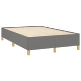 Vidaxl bedframe zonder matras 120x190 cm stof donkergrijs