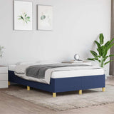 Vidaxl bedframe zonder matras 120x190 cm stof blauw