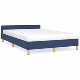 Vidaxl bedframe zonder matras 120x190 cm stof blauw